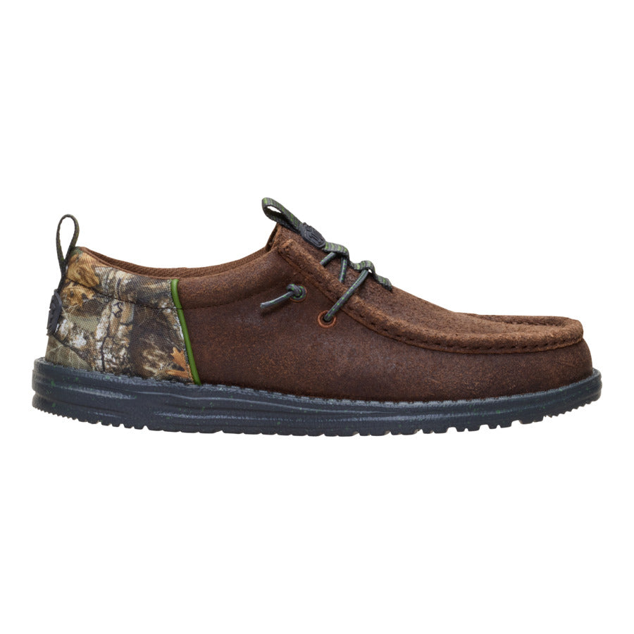 Wally Funk Realtree Edge Suede – Mole Brown/Camo - Image 10