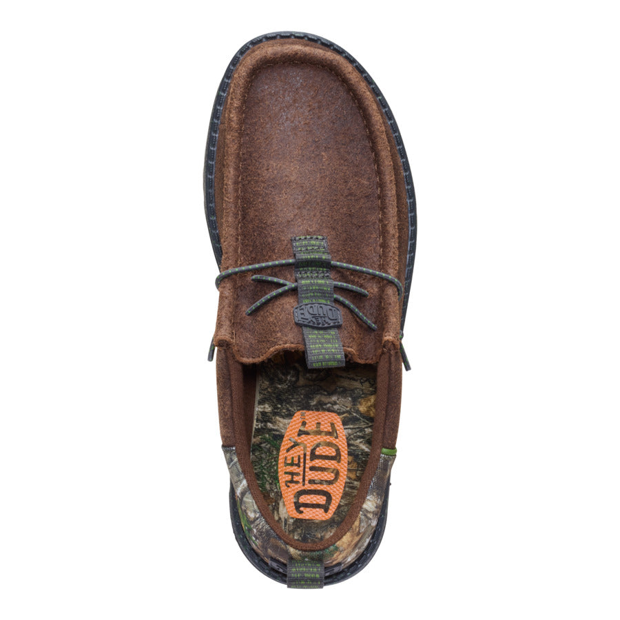 Wally Funk Realtree Edge Suede – Mole Brown/Camo - Image 8